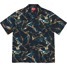 Marble Silk S/S Shirt | Supreme 20fw