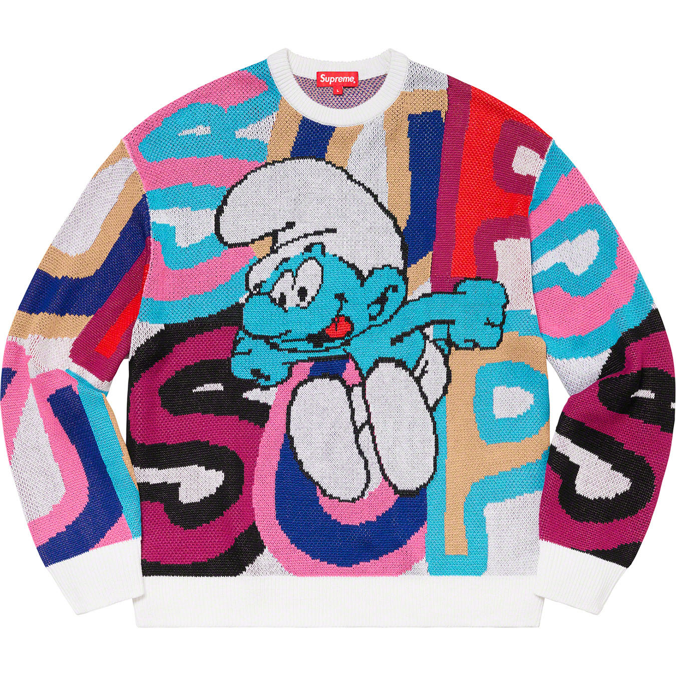 Supreme®/Smurfs™ Sweater | Supreme 20fw