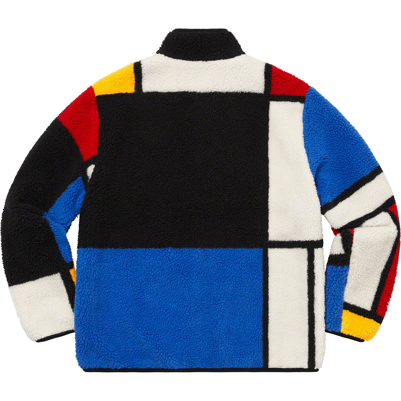 Supreme Reversible Colorblocked Fleece Jacket