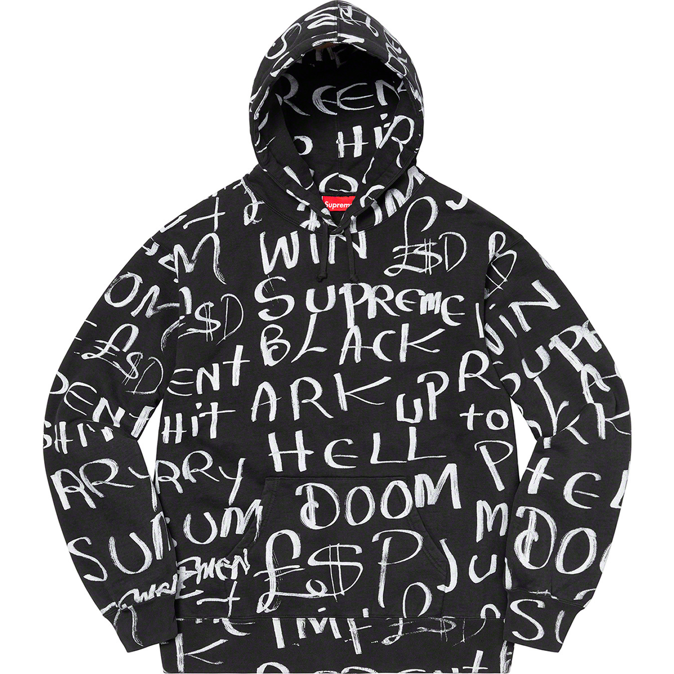 Supreme Black Ark Hooded Sweatshirt