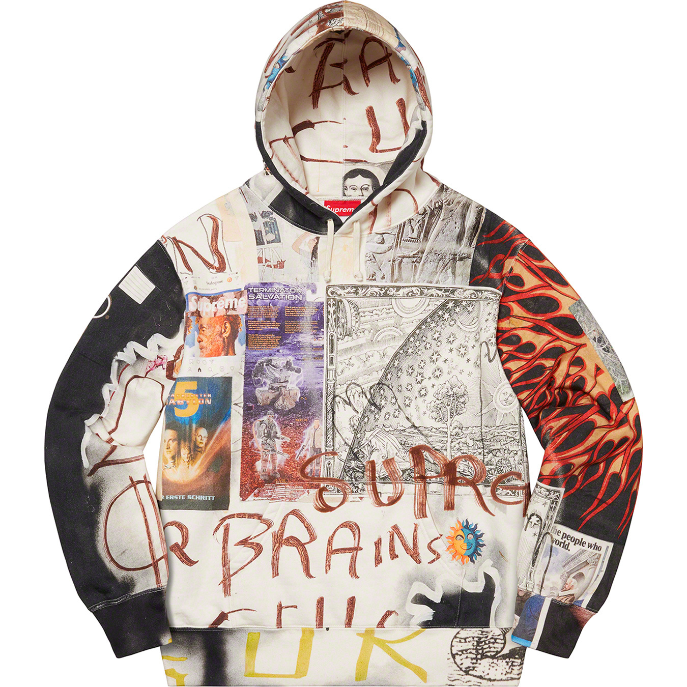 supreme 20fw LSD spells Hooded