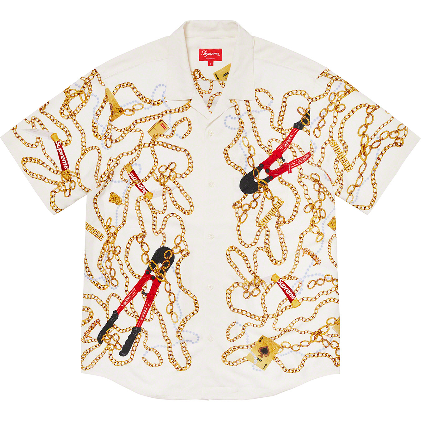 Chains Rayon S/S Shirt | Supreme 20fw
