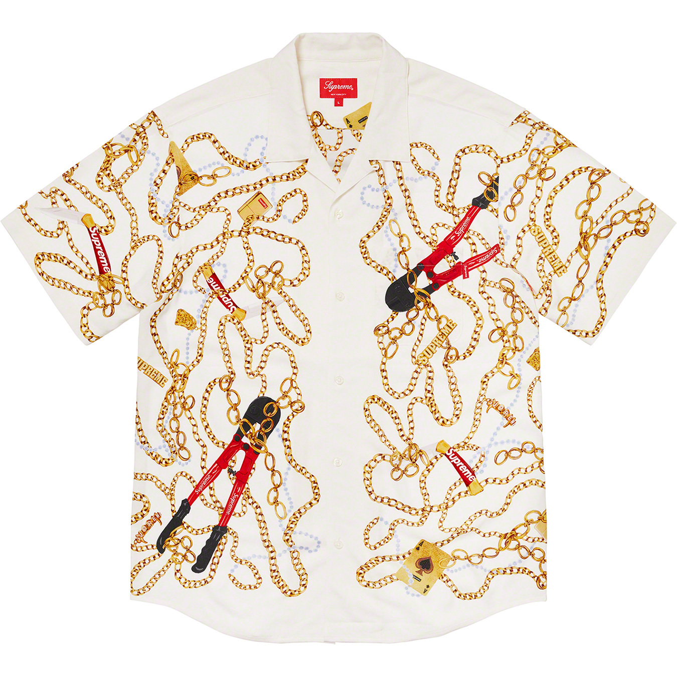 supremeシュプリーム ChainsRayon S/S Shirt サイズL - agedor.ma