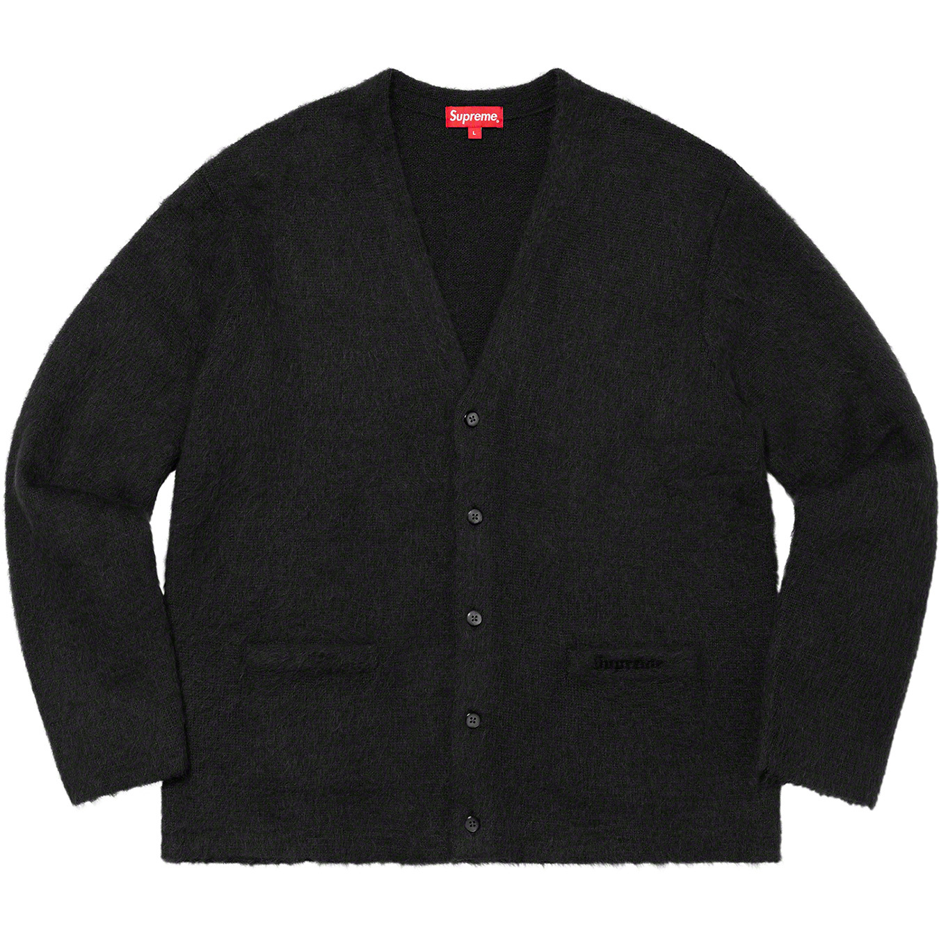 経典ブランド カーディガン black MohairCardigan supreme