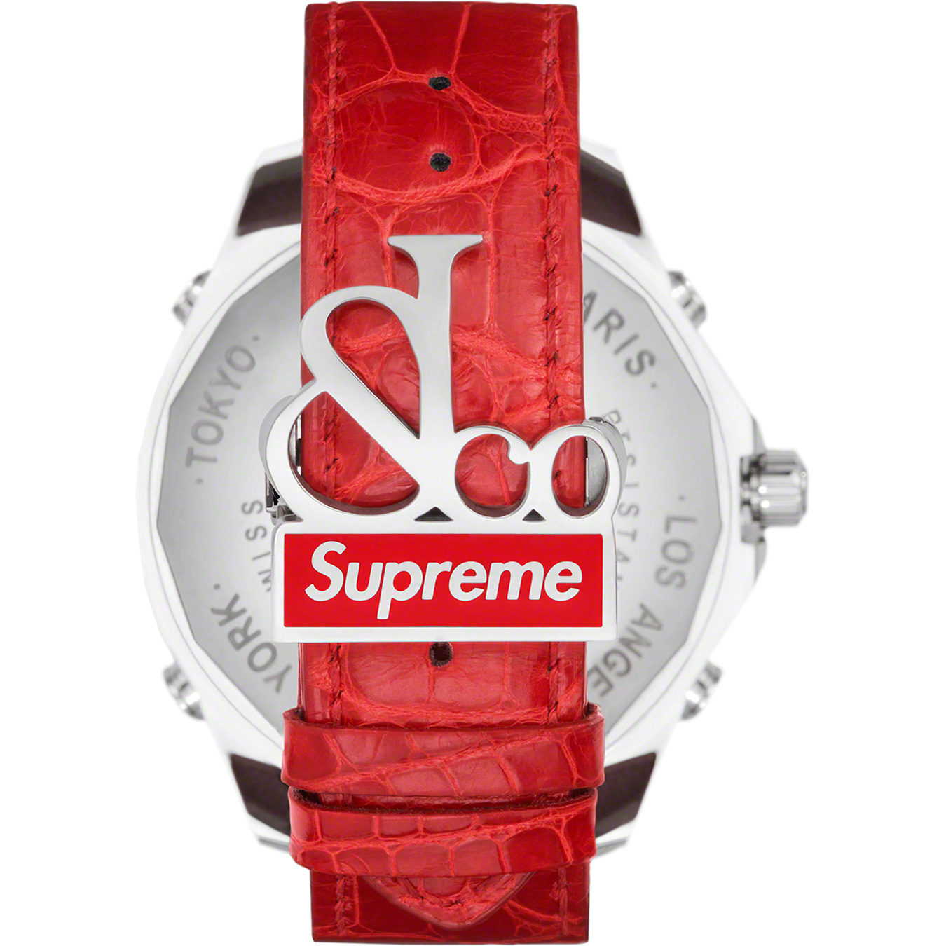 Supreme®/Jacob & Co Time Zone 40mm Watch | Supreme 20fw