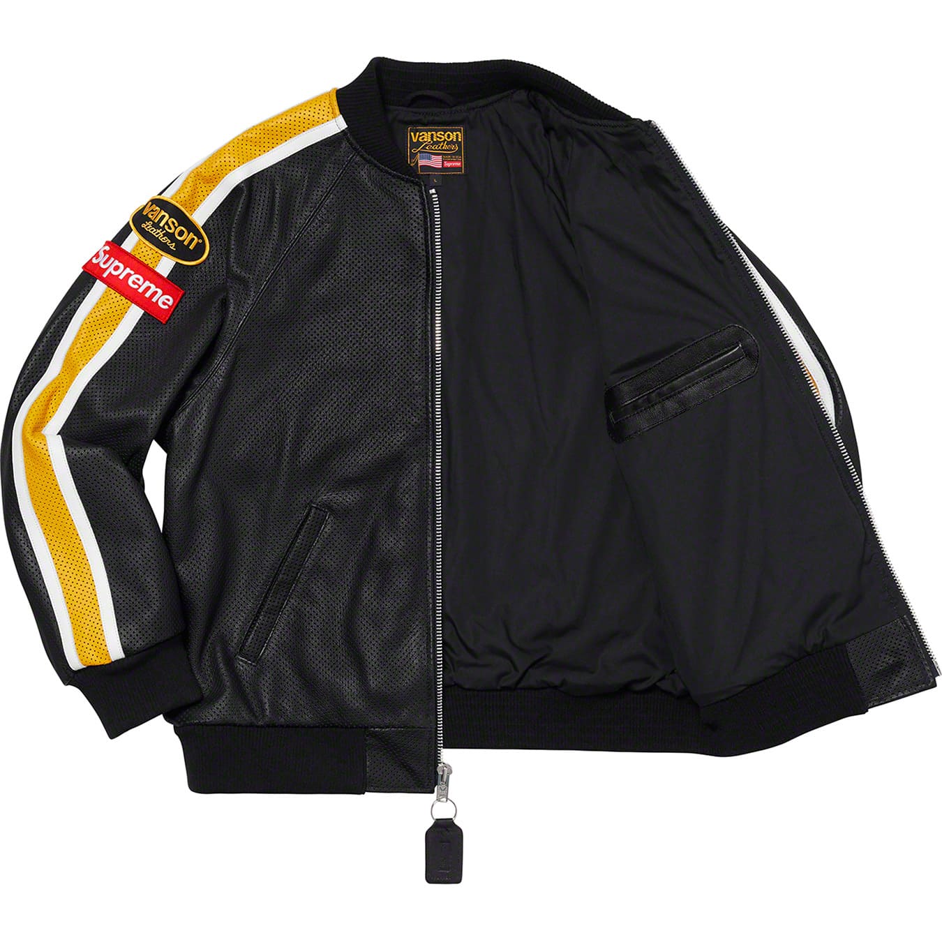 Supreme®/Vanson Leathers® Perforated Bomber Jacket