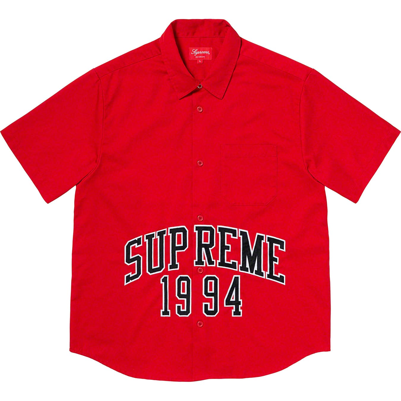 Supreme Arc Logo S/S Work Shirt