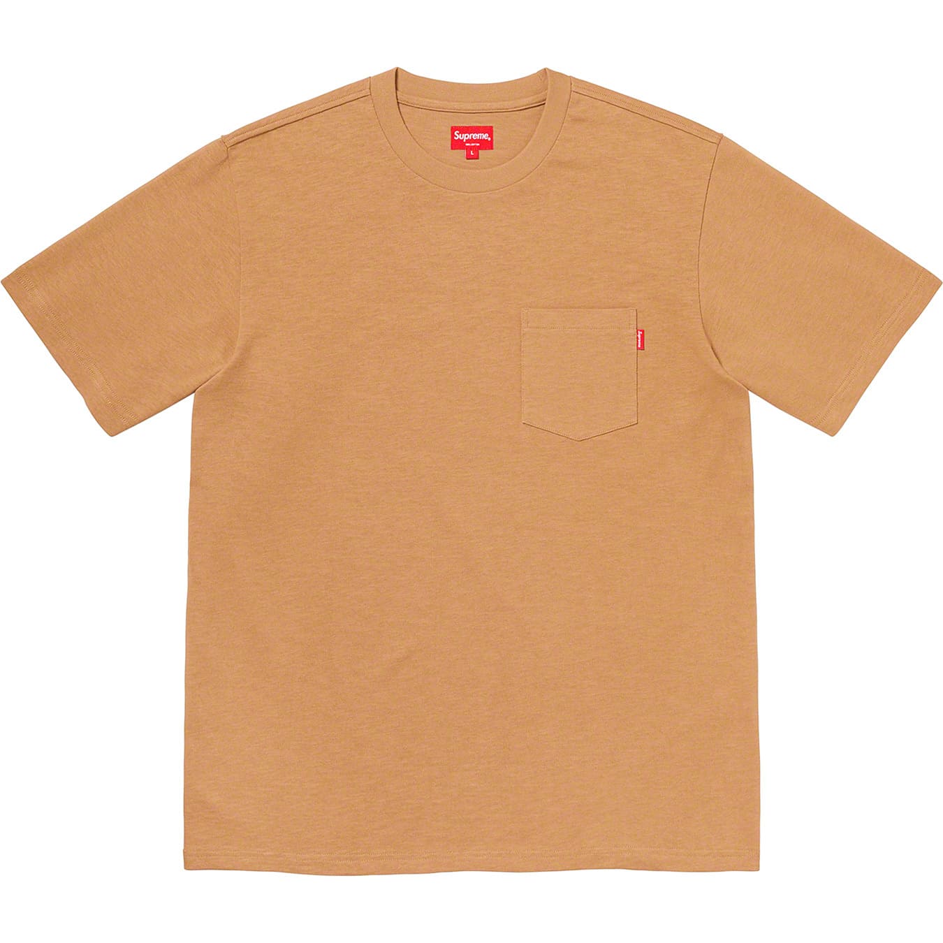 楽天最安値に挑戦】 Supreme 20s/s pocket tee ピンク Tシャツ