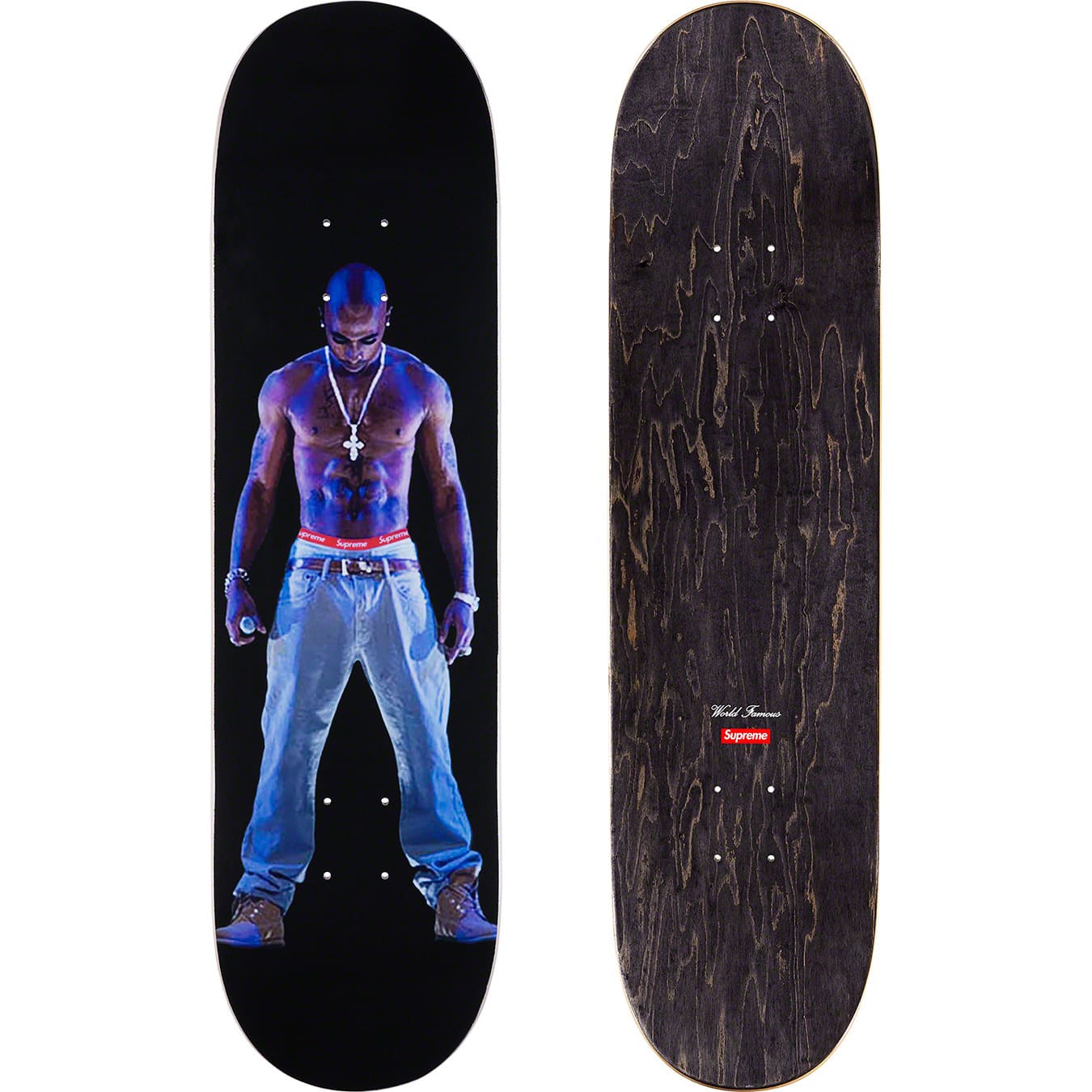 Supreme Tupac Hologram Skateboard