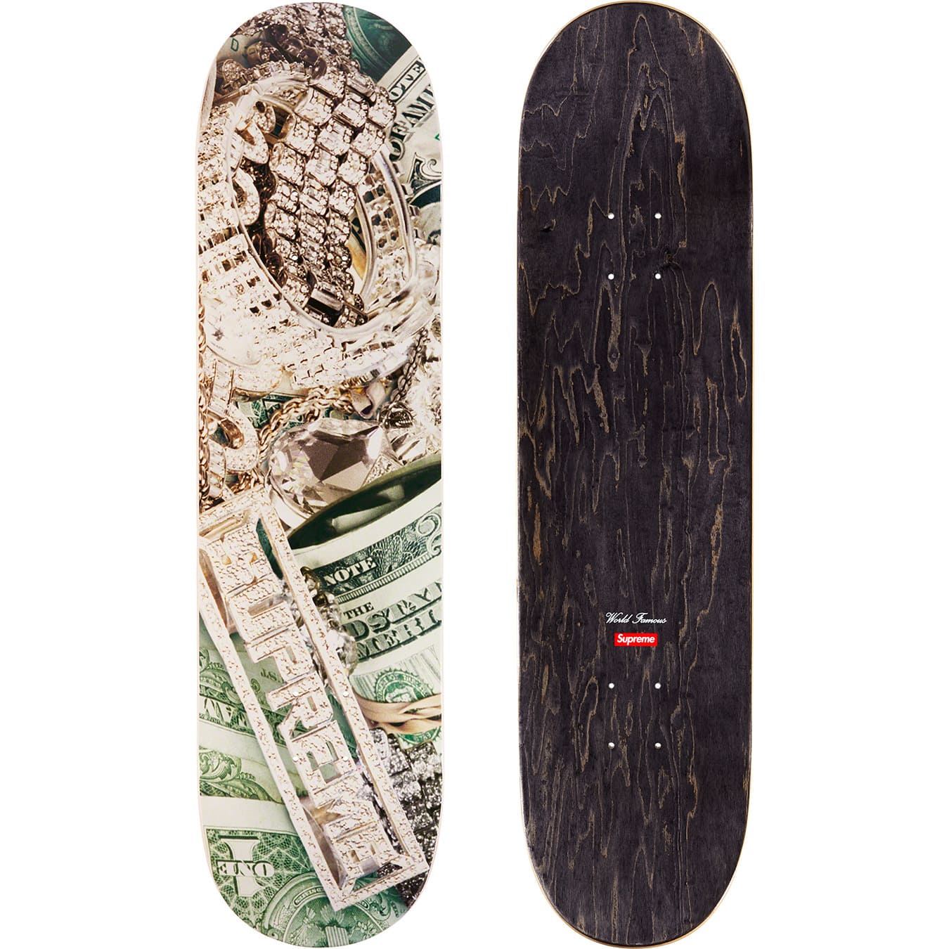 Supreme Bling Skateboard