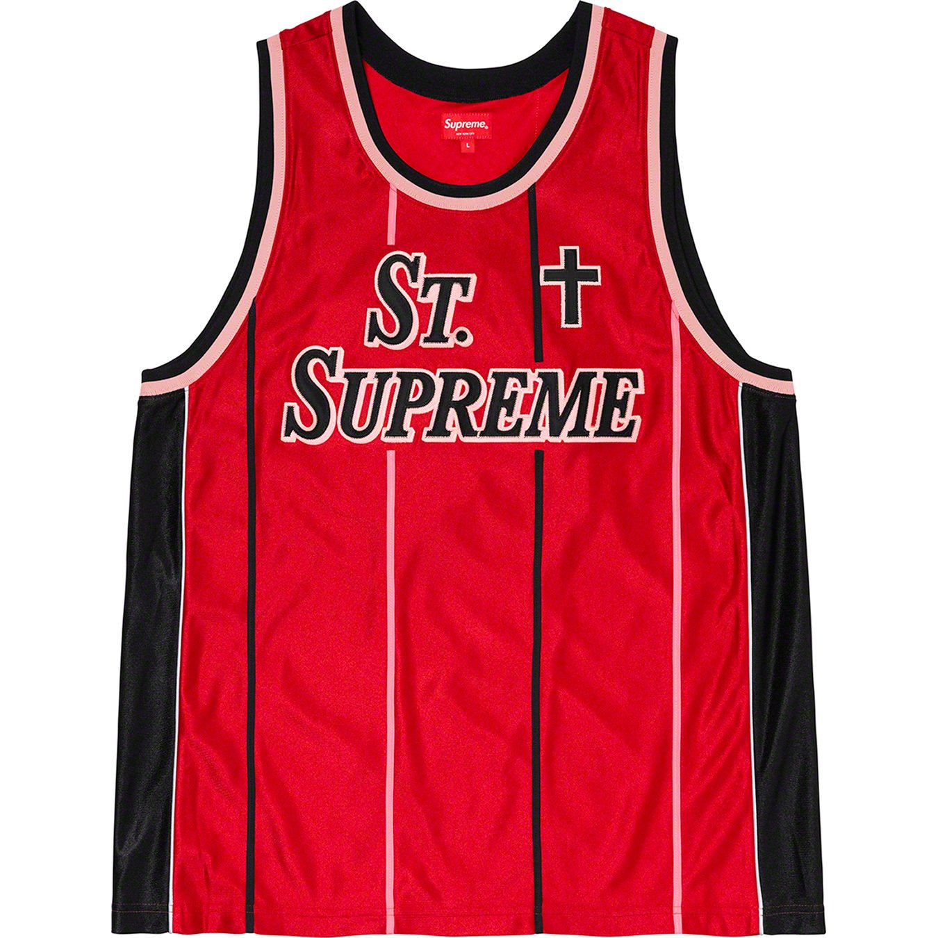 Supreme SS19 Rhinestone Basketball Jersey logo SUP-SS19-10402 - KICKS CREW