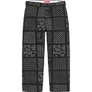 Supreme Paisley Grid Chino Pant