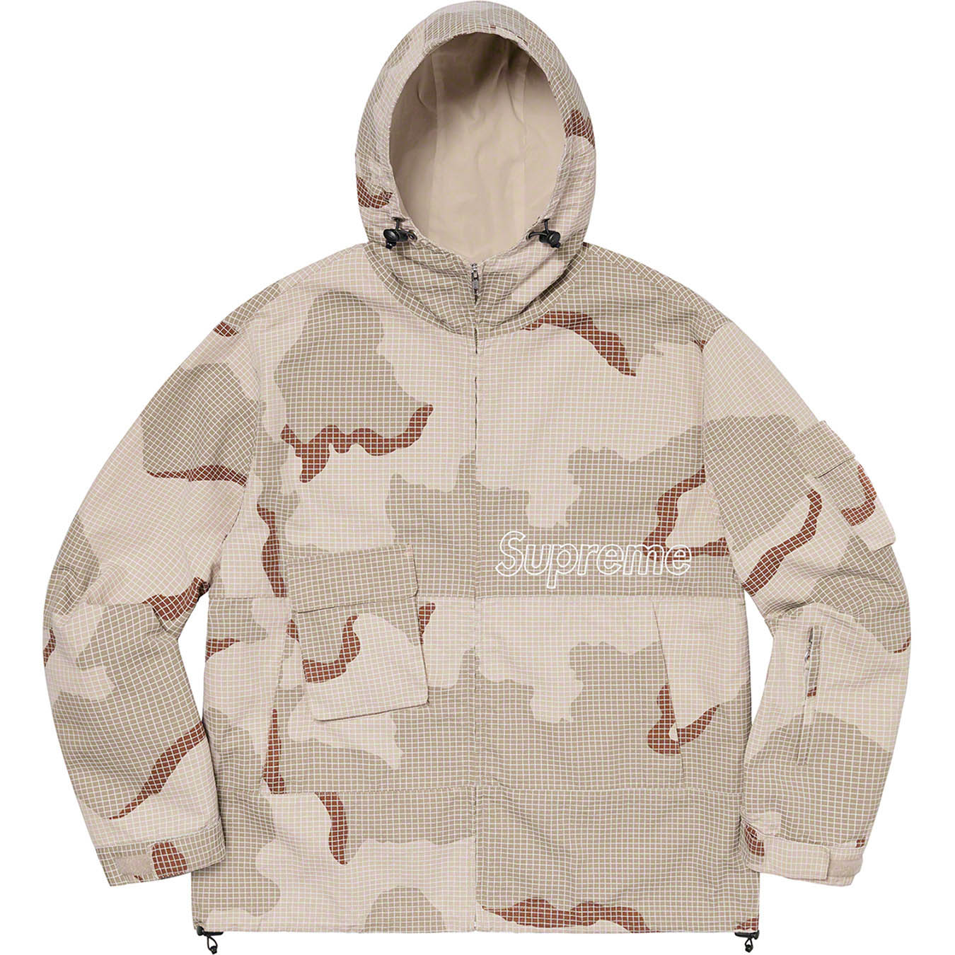 Supreme ripstop utility jacket camo