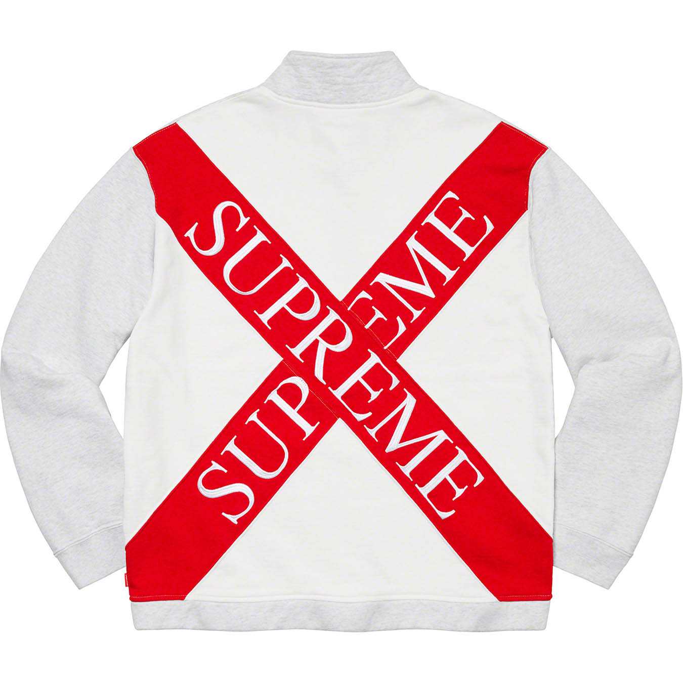 Supreme Cross Half Zip Sweatshirt