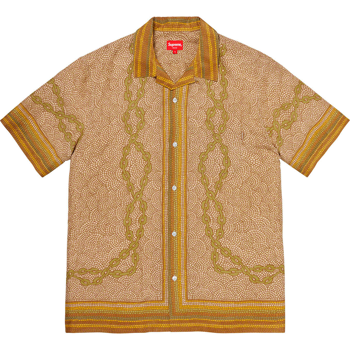 Supreme Mosaic Silk S/S Shirt