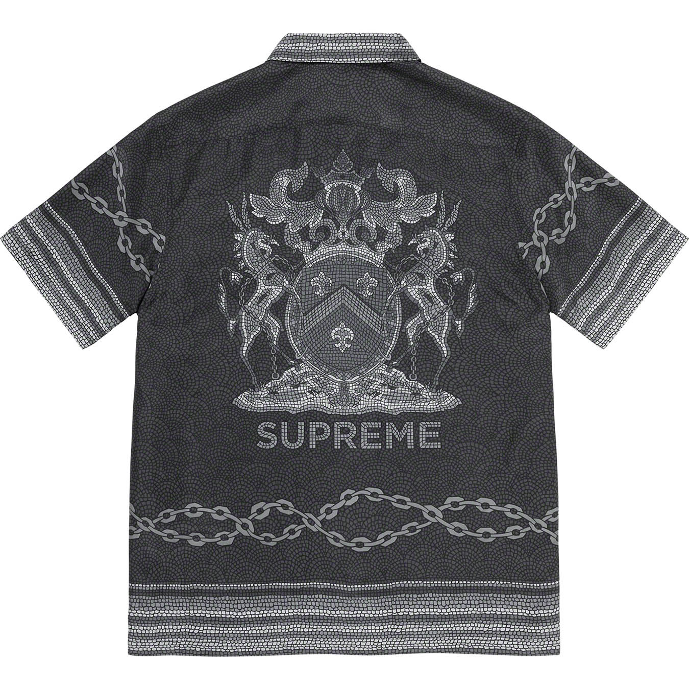 Supreme Mosaic Silk S/S Shirt