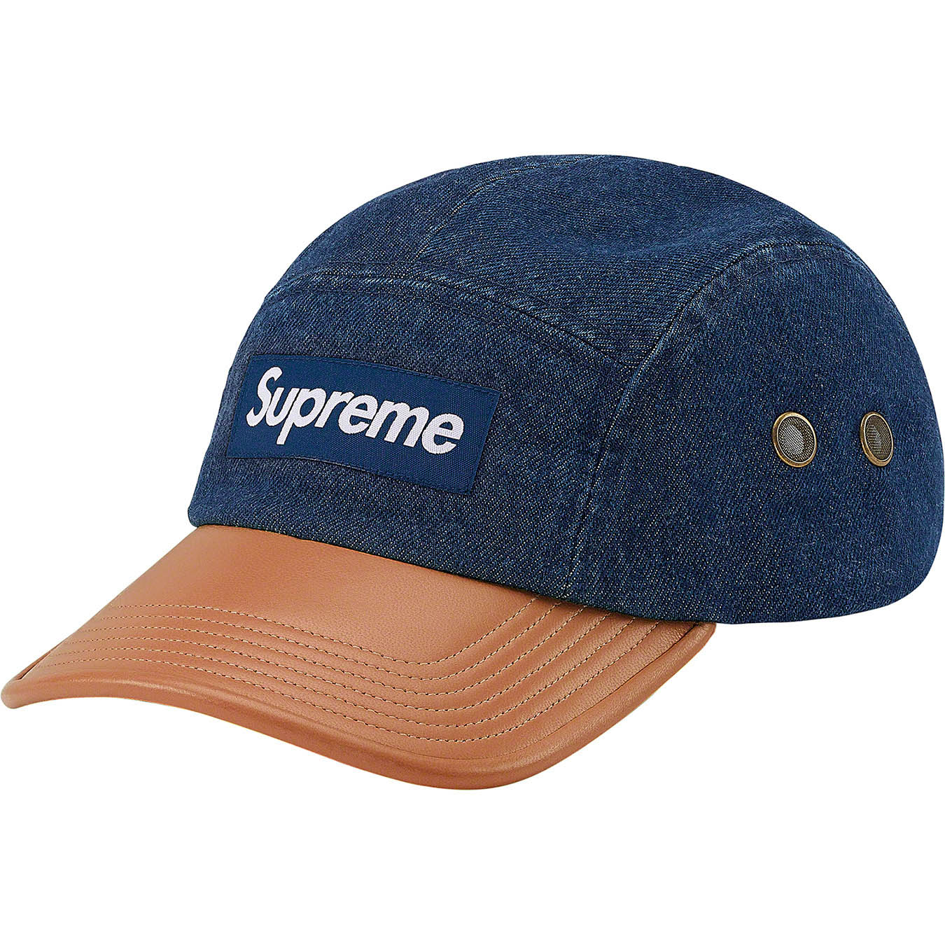 Supreme 2-Tone Denim Camp Cap