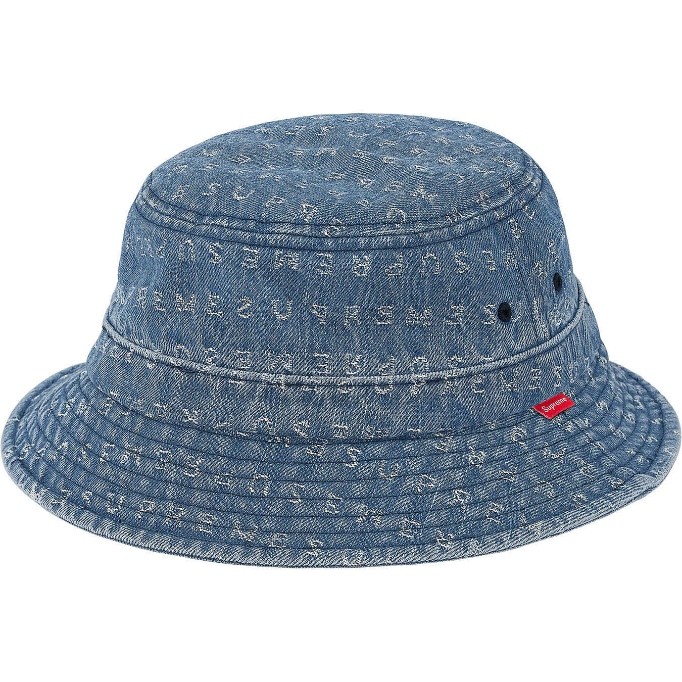 Supreme Jacquard Logos Denim Crusher