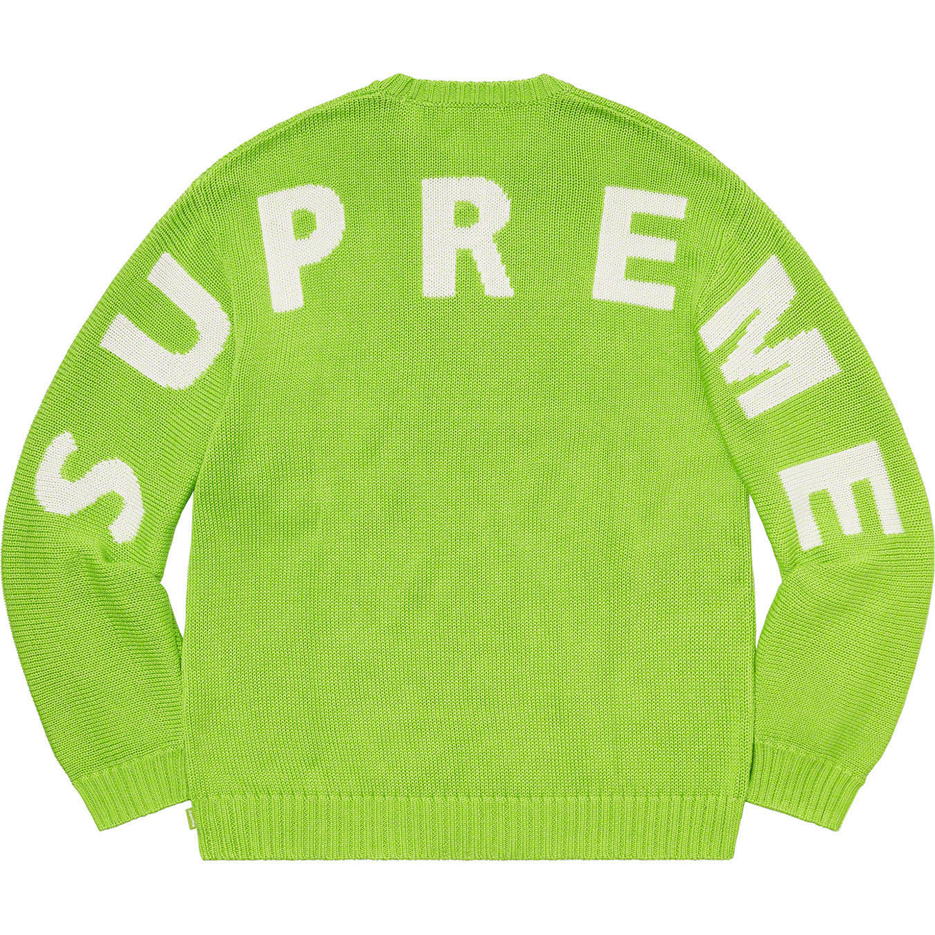 supreme back logo sweater green Sサイズ