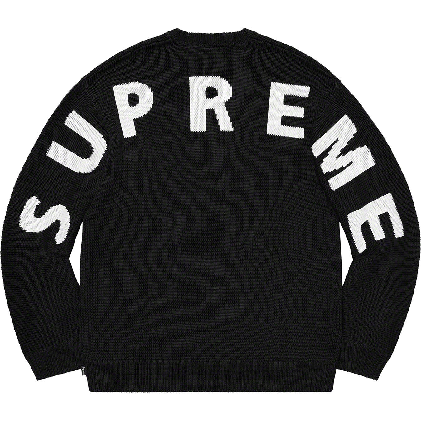 supreme back logo sweater green XL