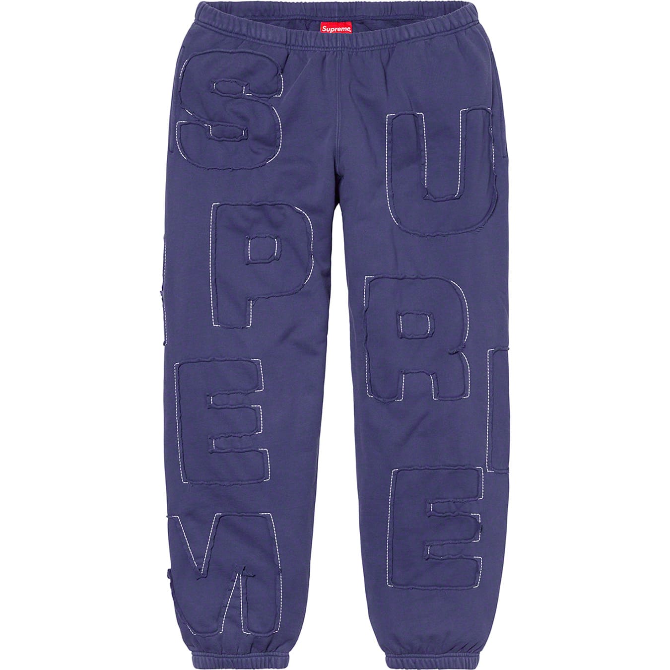 20SS supreme cutout letters sweatpant