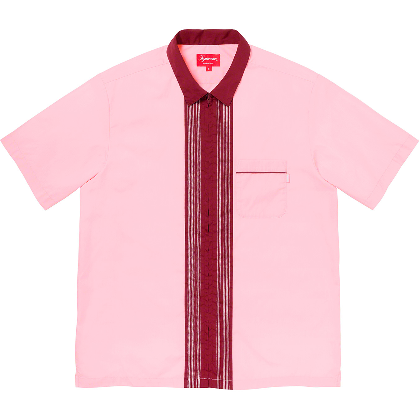 【美品】supreme Bowling Zip S/S Shirt Sサイズ