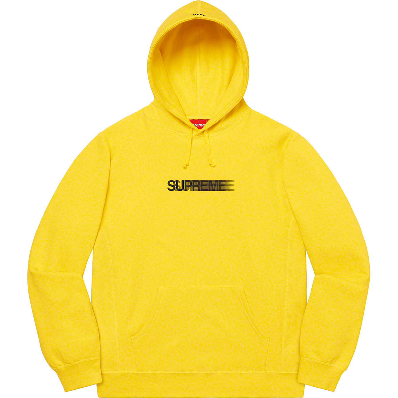 Supreme パーカー シュプリーム モーションロゴ L イエロー