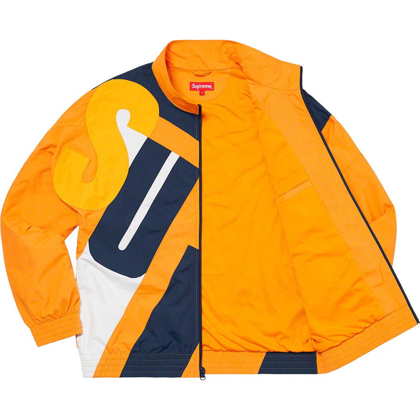 新発売 激レアXL！20SS Supreme Paneled Track Jacket黄 ナイロン