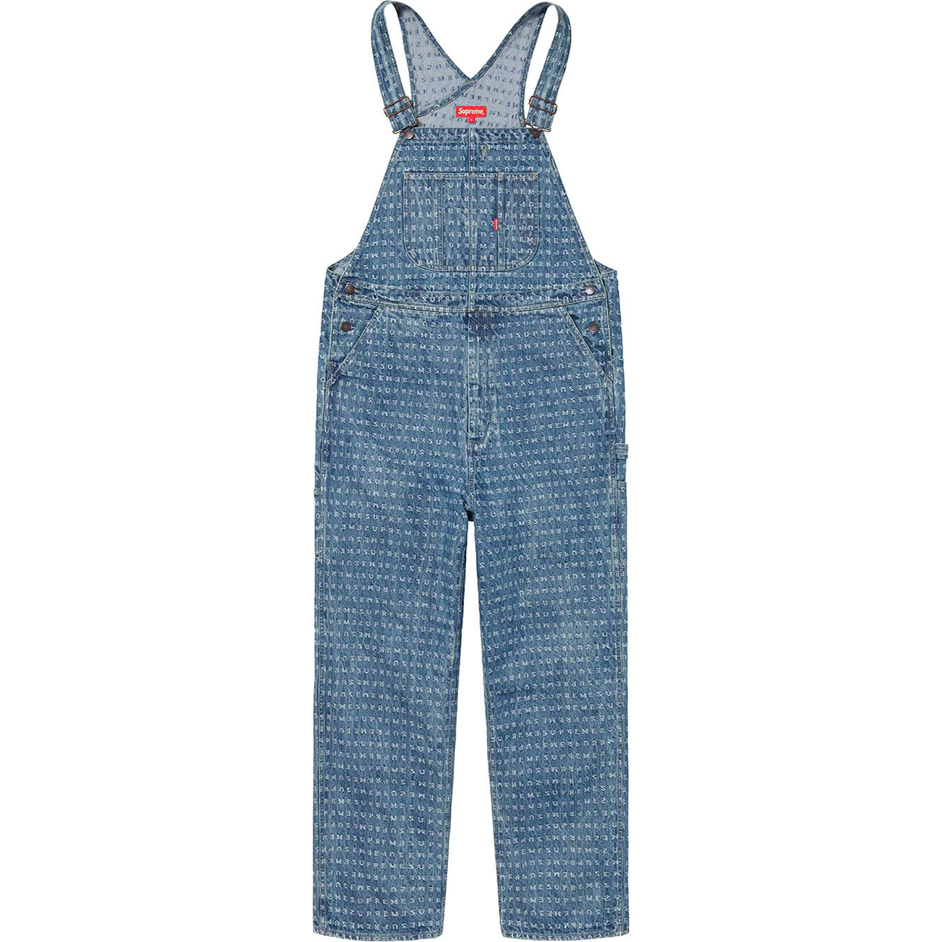 史上最も激安 Supreme◇19ss/logo overalls/オーバーオール/M