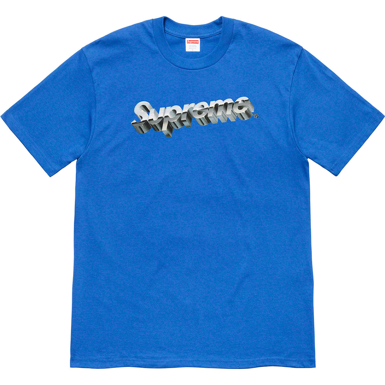 Supreme Chrome Logo Tee M Black 20ss