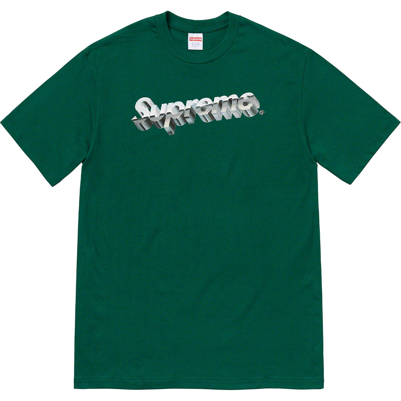 Supreme  20ss Chrome logo Tee Lサイズ