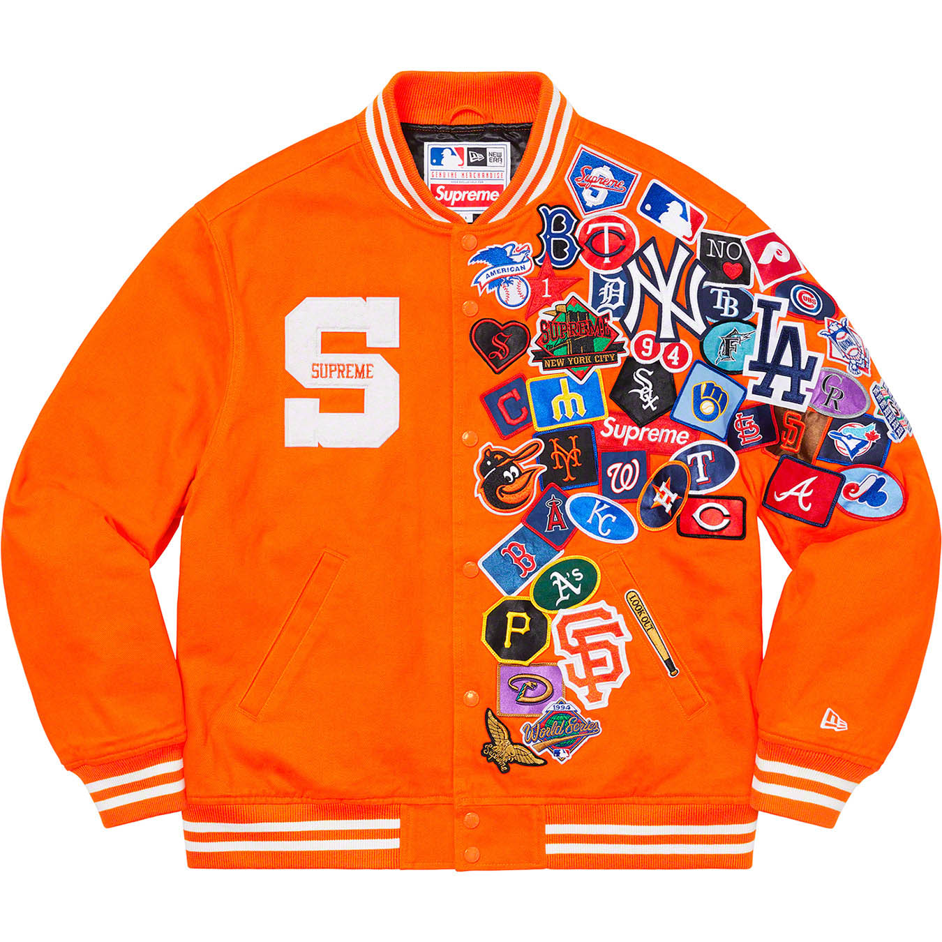 Supreme®/New Era®/MLB Varsity Jacket