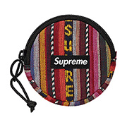 Supreme Woven Stripe Coin Pouch
