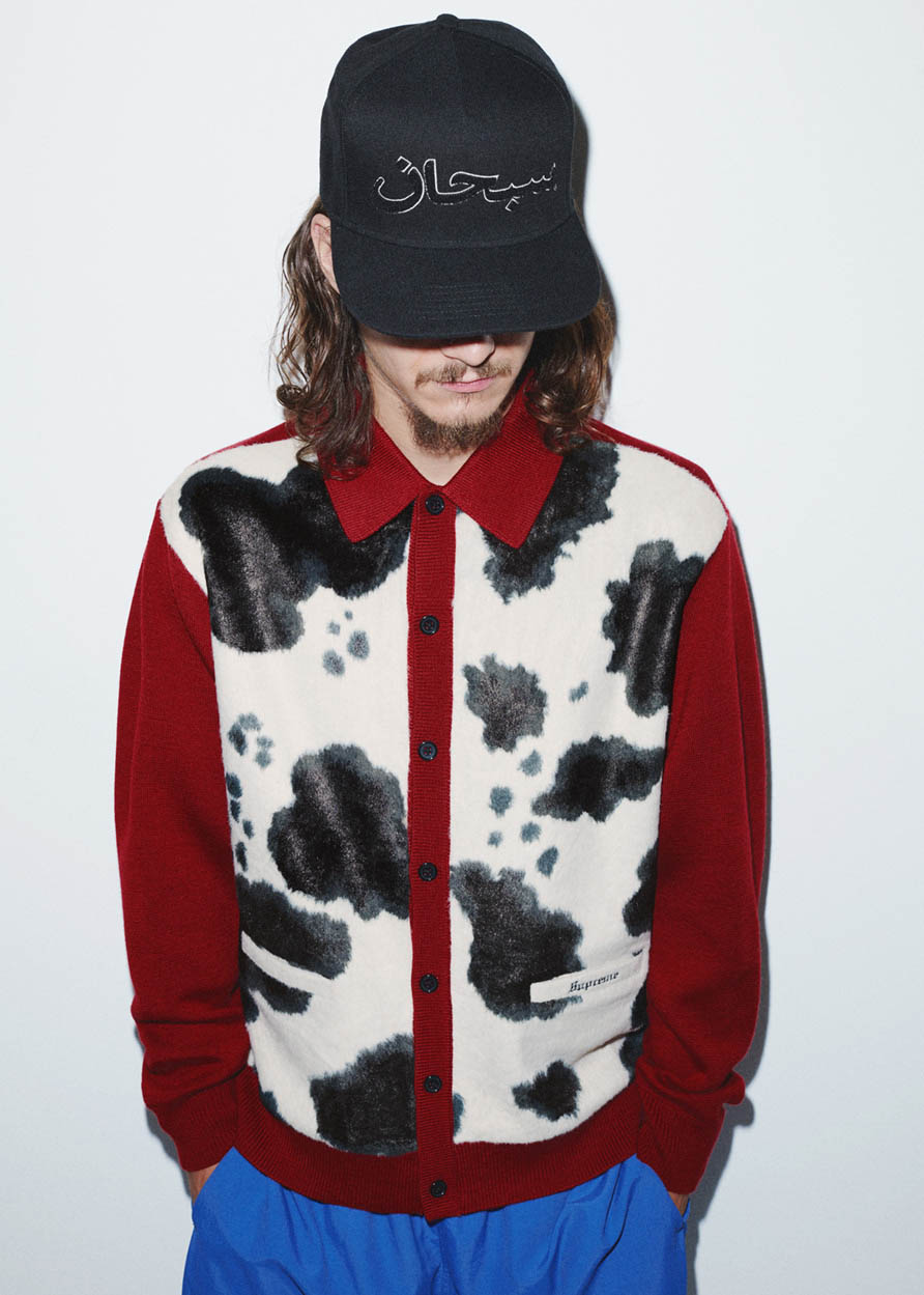 Supreme Cow Print Cardigan