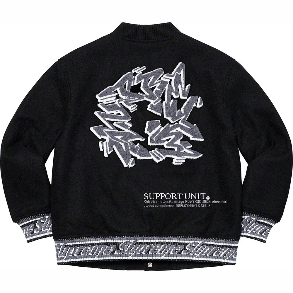 Supreme Support Unit Varsity Jacket