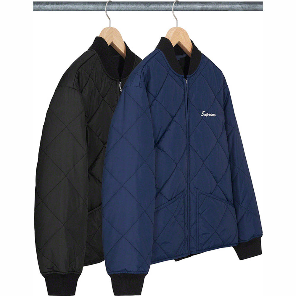 Supreme Quit Your Job Quilted Work Jacket