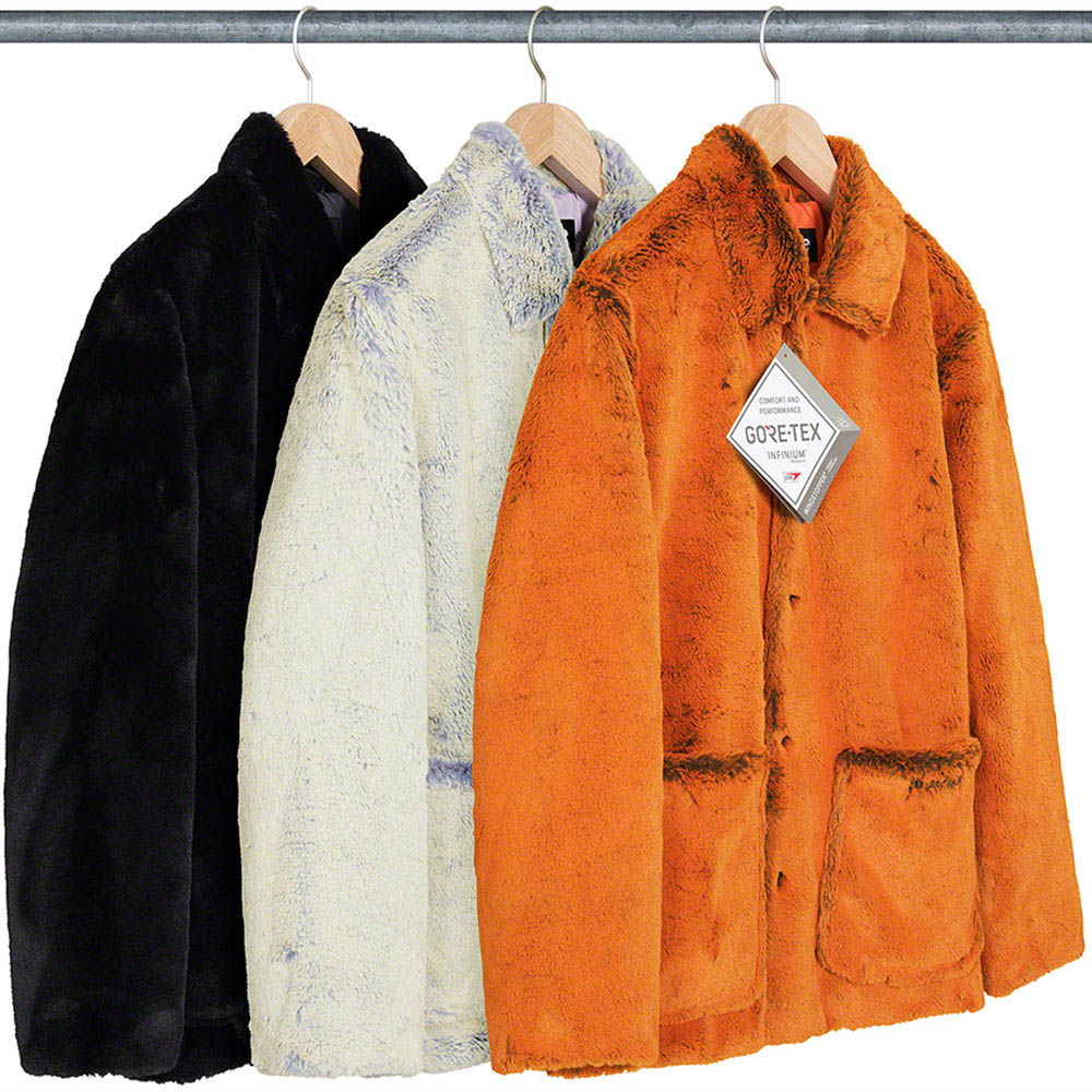 Supreme 2-Tone Faux Fur Shop Coat