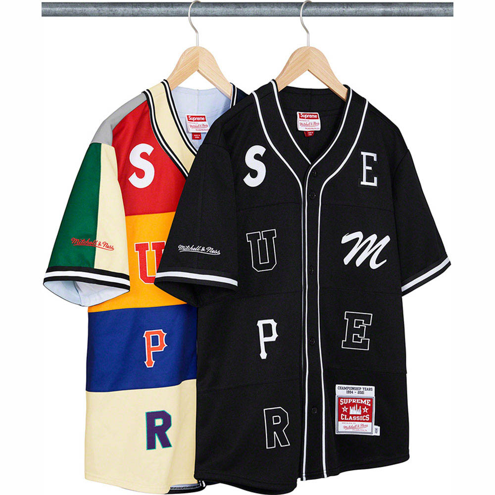 Supreme®/Mitchell & Ness® Patchwork Baseball Jersey