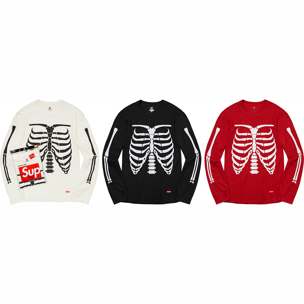 Supreme®/Hanes® Bones Thermal Crew (1 Pack) | Supreme 21fw