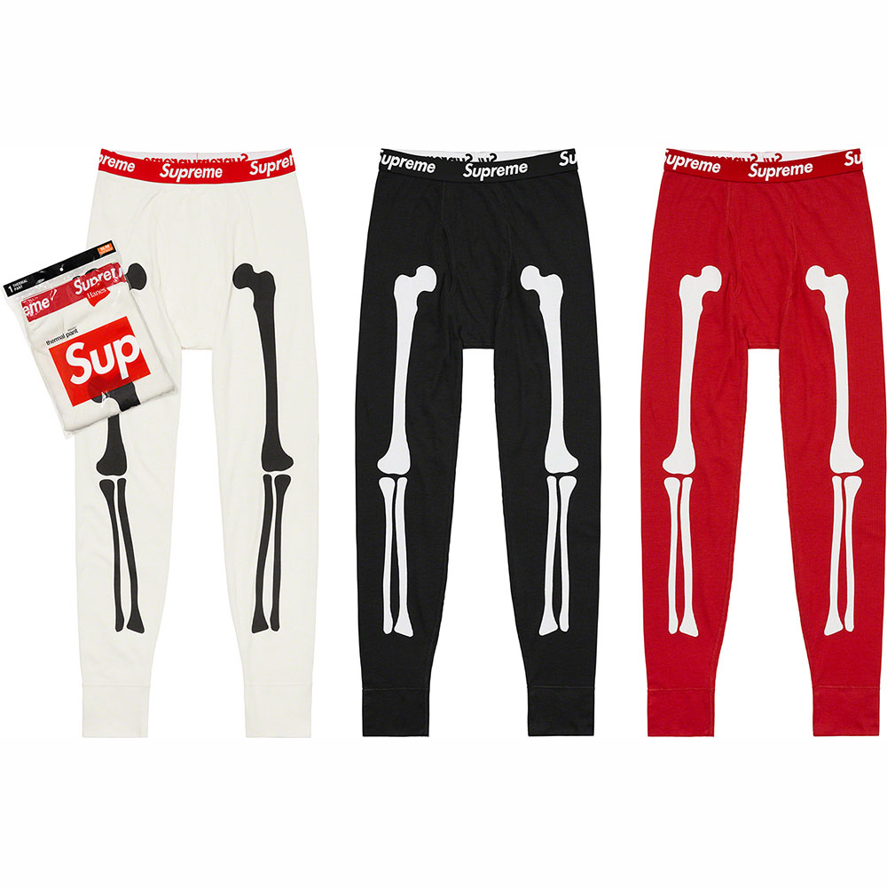 Supreme®/Hanes® Bones Thermal Pant (1 Pack) | Supreme 21fw