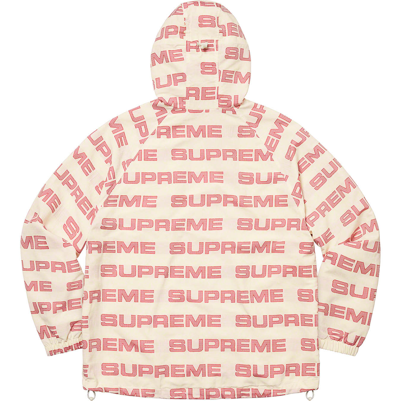 Supreme Logo Ripstop Hooded Track Jacket