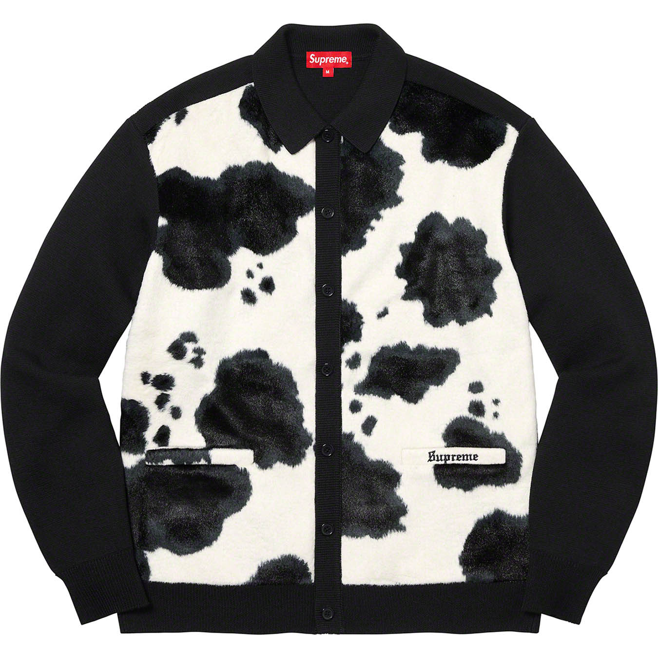 Cow Print Cardigan | Supreme 21fw