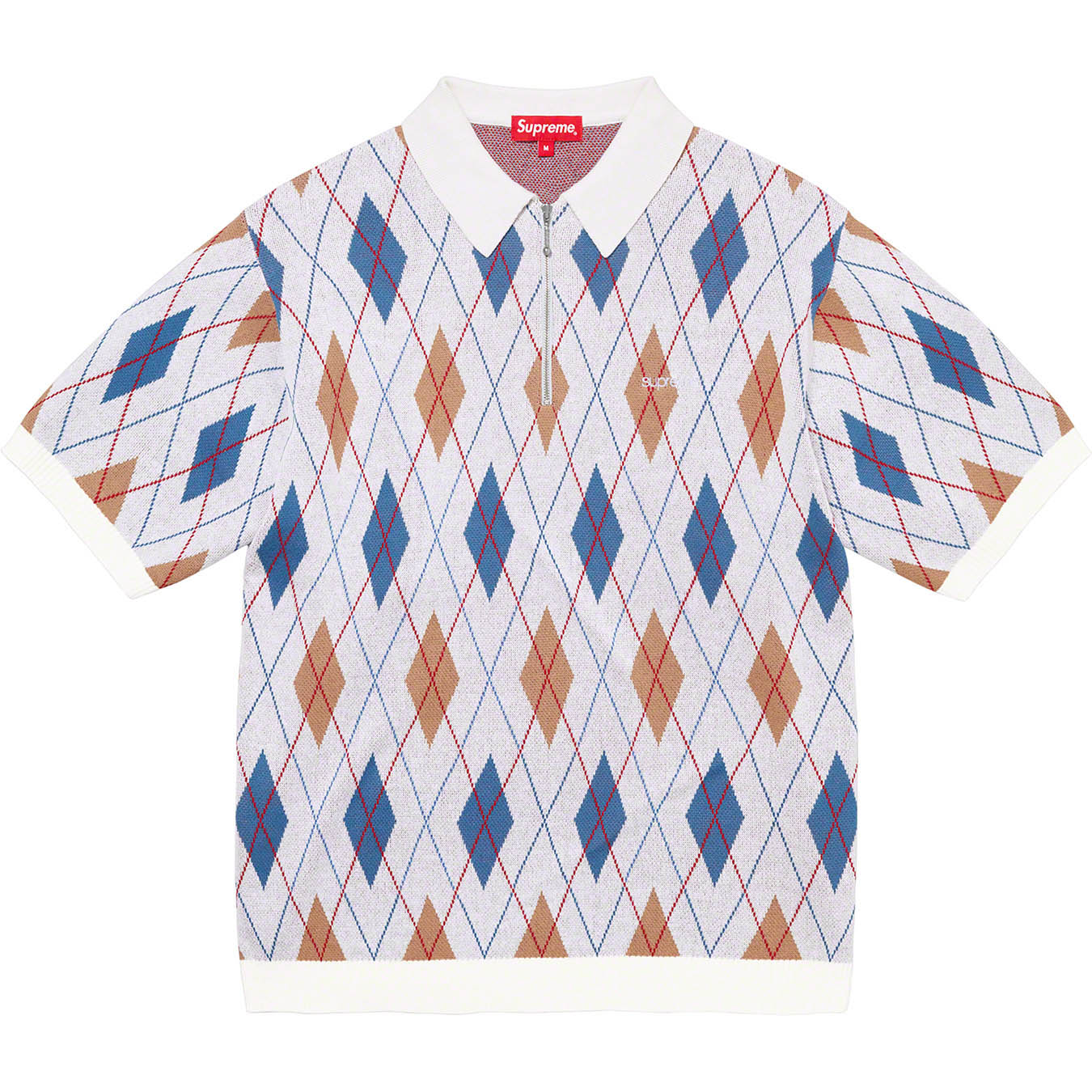 着後レビューで supreme 21fw argyle zip polo ad-naturam.fr