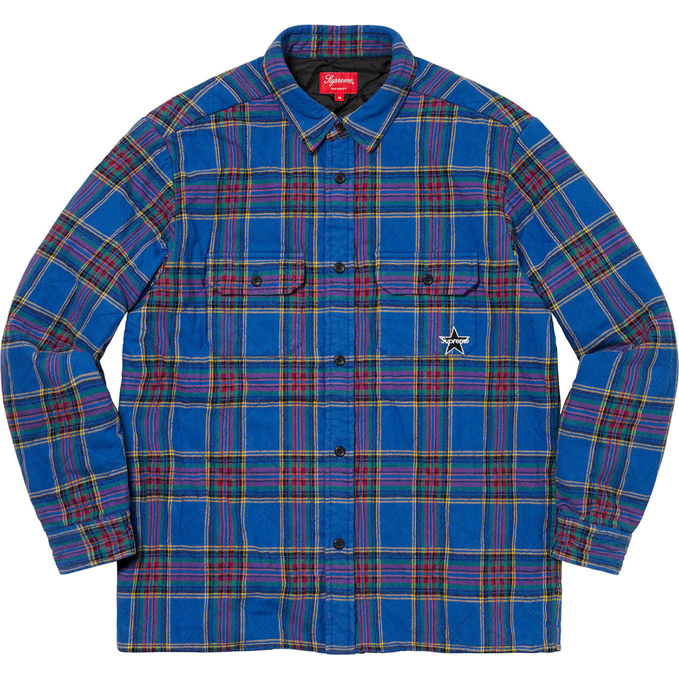 Quilted Plaid Flannel Shirt | Supreme 21fw