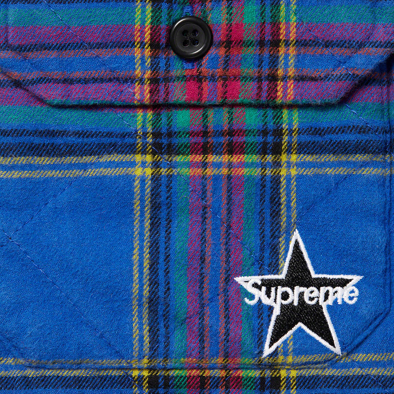 Quilted Plaid Flannel Shirt | Supreme 21fw