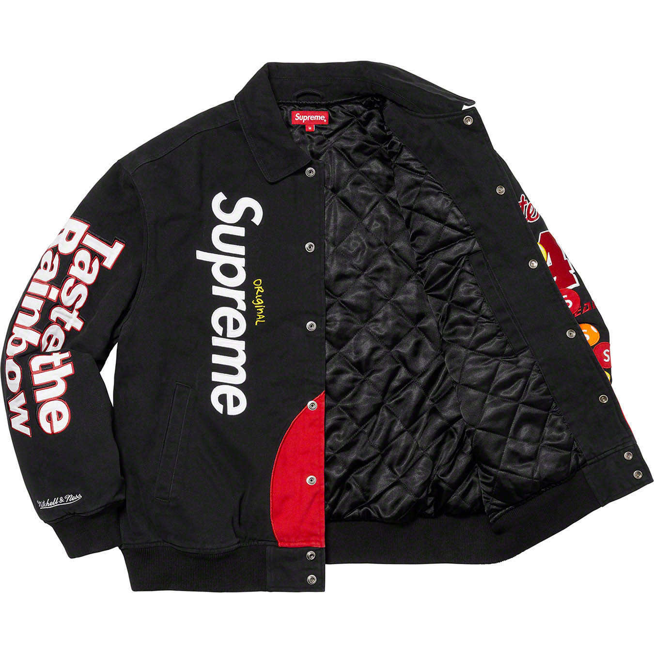 Supreme®/Skittles®/Mitchell & Ness® Varsity Jacket