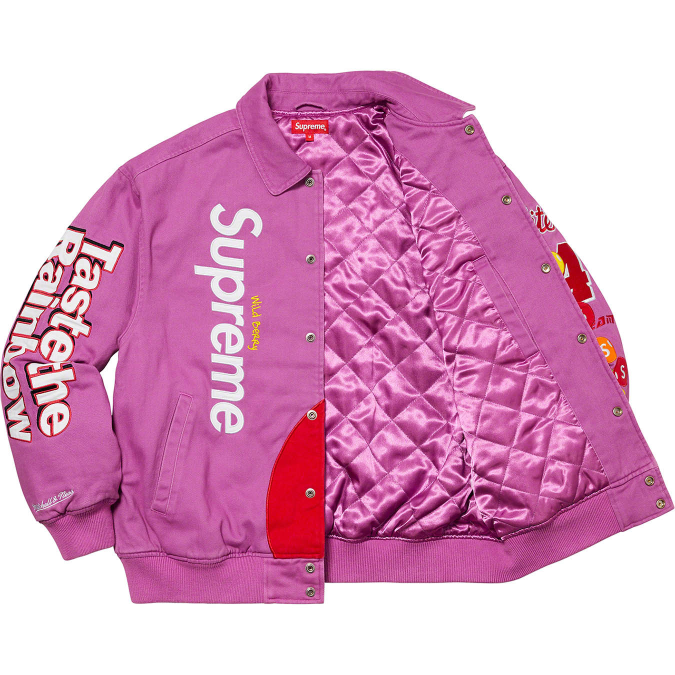 Supreme®/Skittles®/Mitchell & Ness® Varsity Jacket