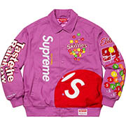Supreme®/Skittles®/Mitchell & Ness® Varsity Jacket