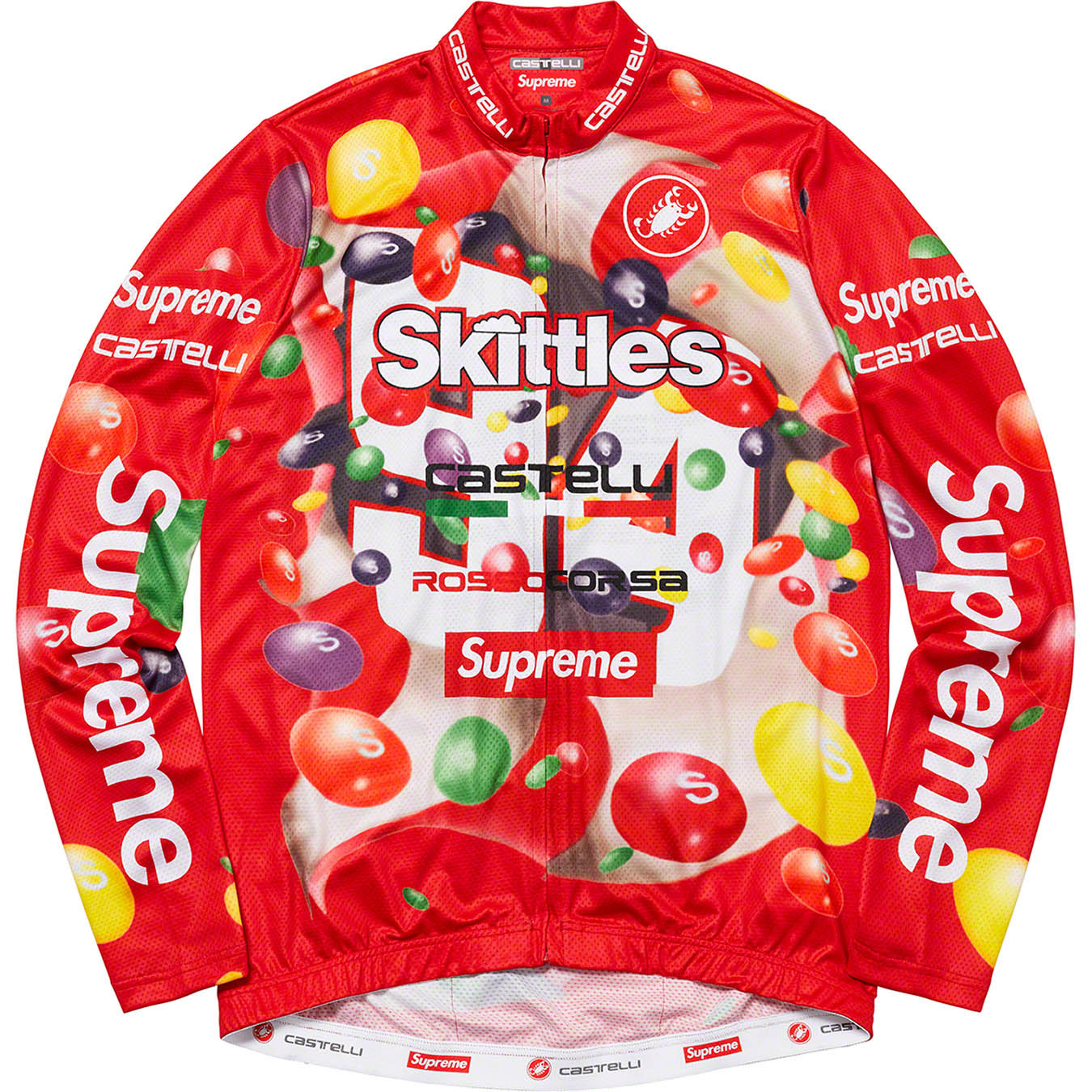 色はレッドになります【試着のみ】Supreme Skittles Castelli