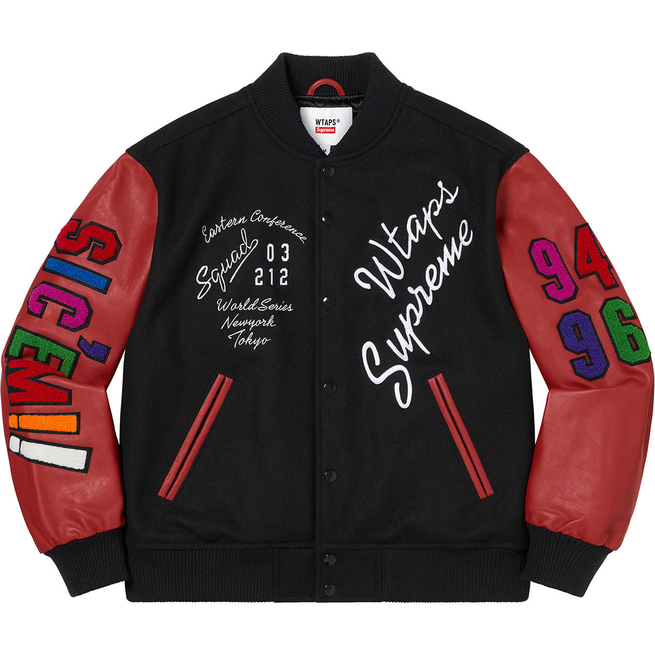 新品 Supreme WTAPS Award Jacket L 赤 スタジャン当時Sup